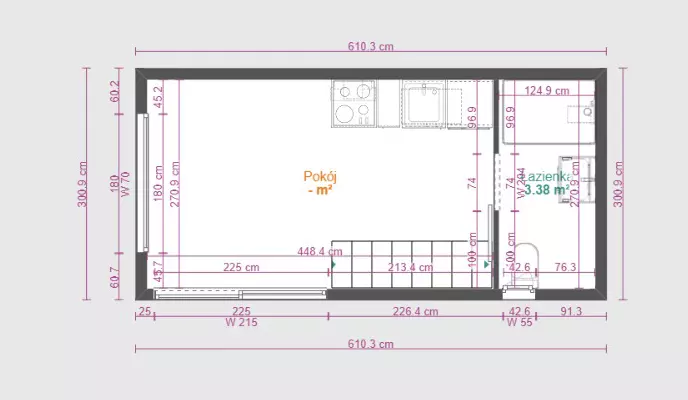 Plan domku Tiny House Design
