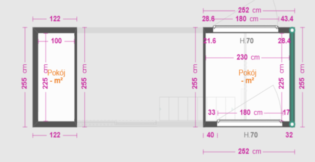 projekt domku mobilnego Tiny House Design - Antresole