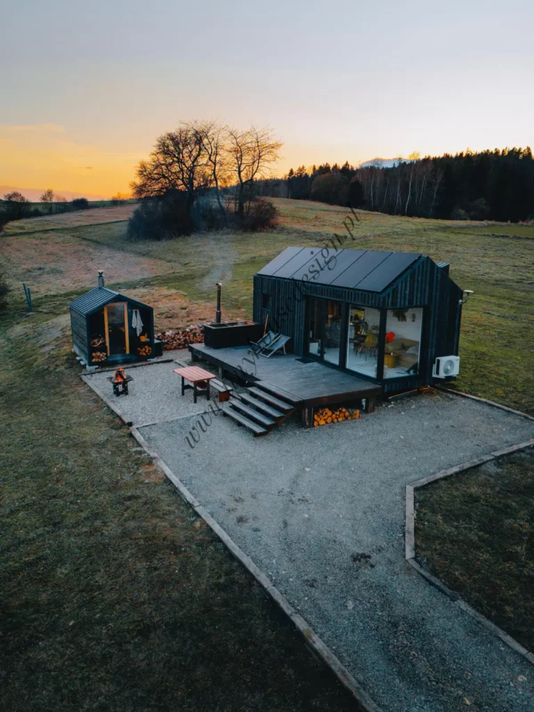 Domek mobilny Shadow i sauna