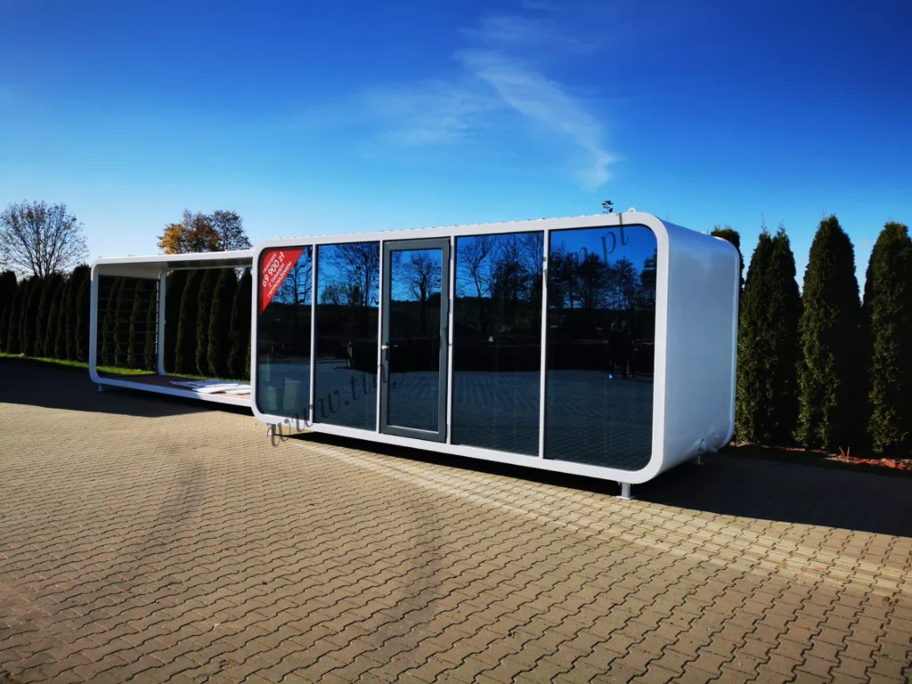 Kontener biurowy Qube House 6 od Tiny House Design