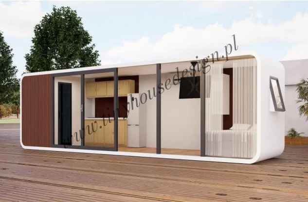 Kontener biurowy Qube House 9 od Tiny House Design